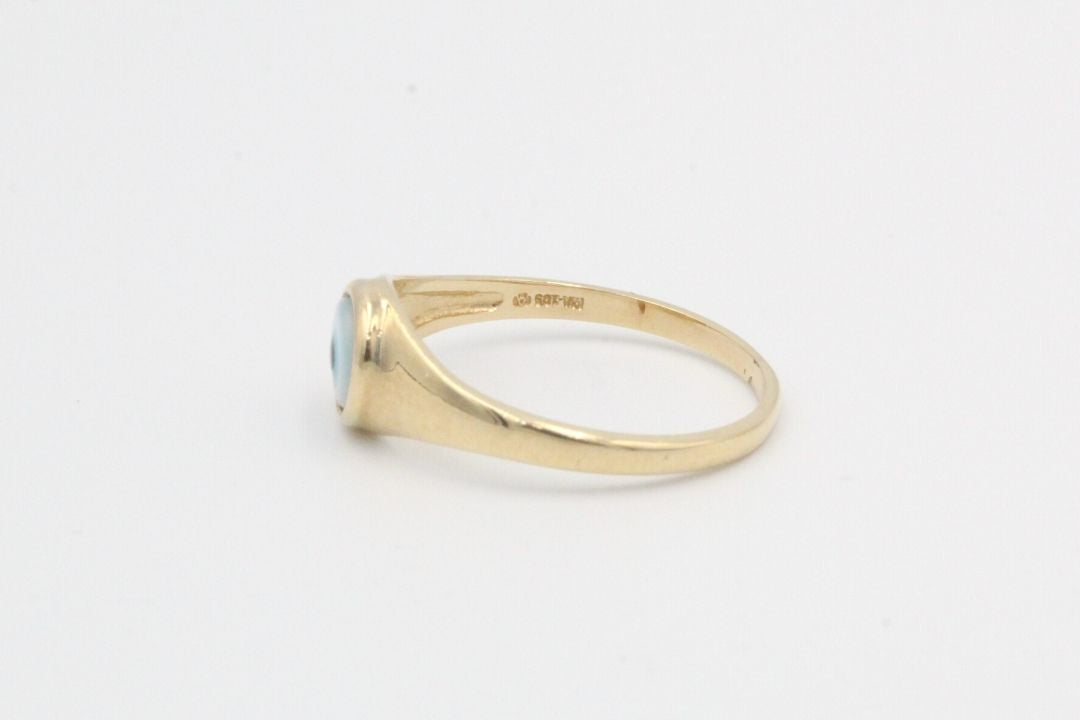 Anillo de Oro 14k con Ojo Turco Karat